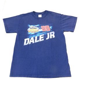 Dale Earnhardt Jr. T Shirt Graphic Front & Back Daytona 50th Size S-M